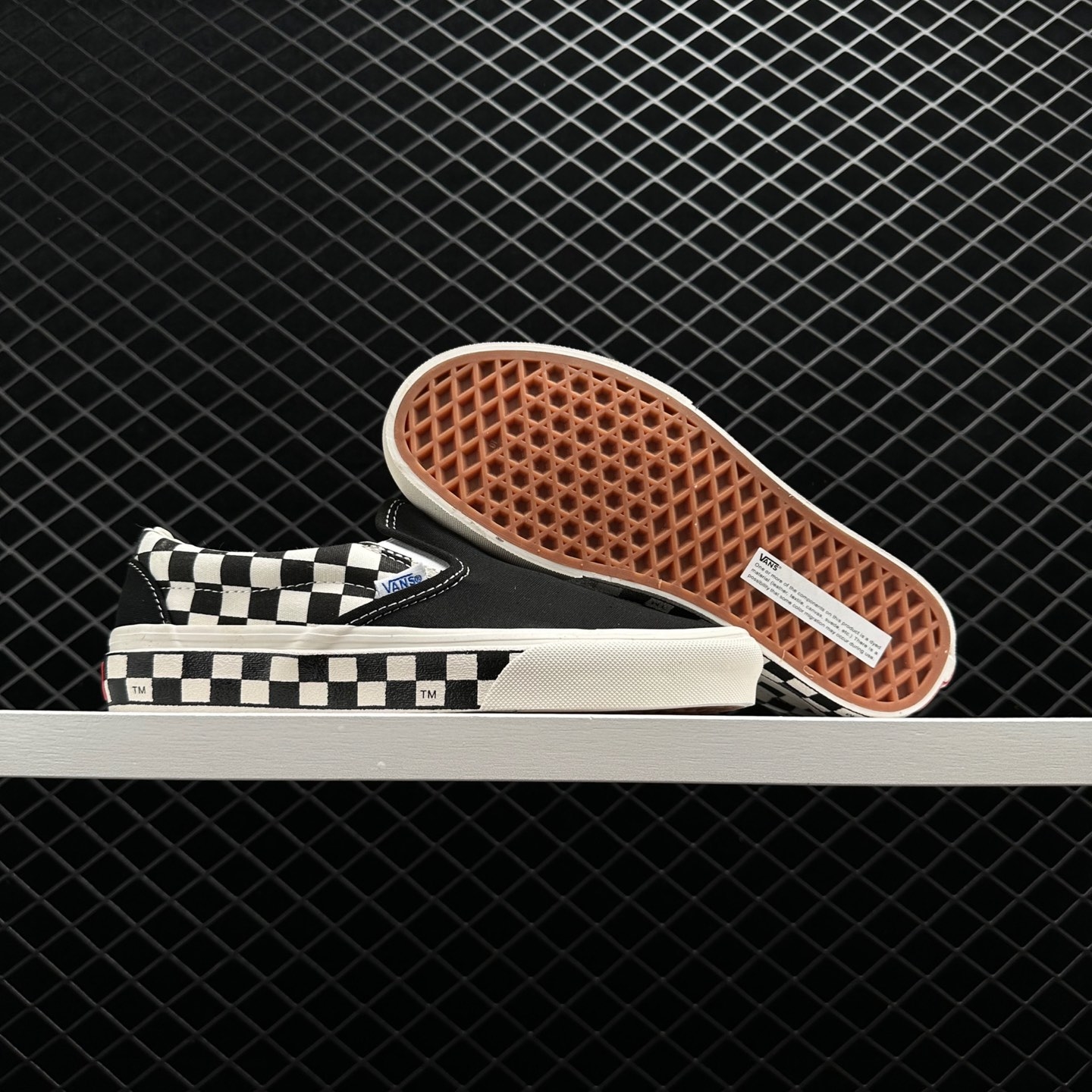 Vans Slip-On Sidewall Check - Black: Trendy Classic | Free Shipping Vans Slip-On Sidewall Check - Black: Trendy Classic | Free Shipping