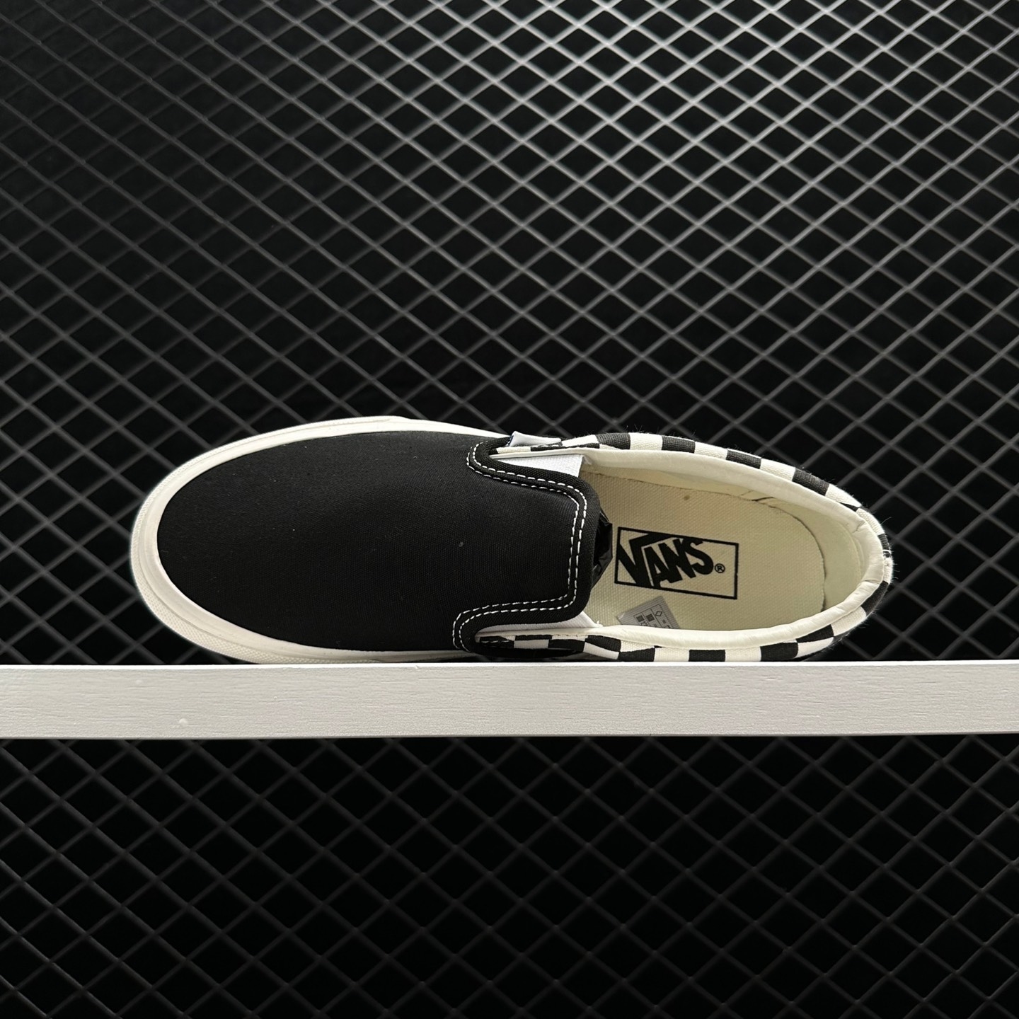 Vans Slip-On Sidewall Check - Black: Trendy Classic | Free Shipping Vans Slip-On Sidewall Check - Black: Trendy Classic | Free Shipping