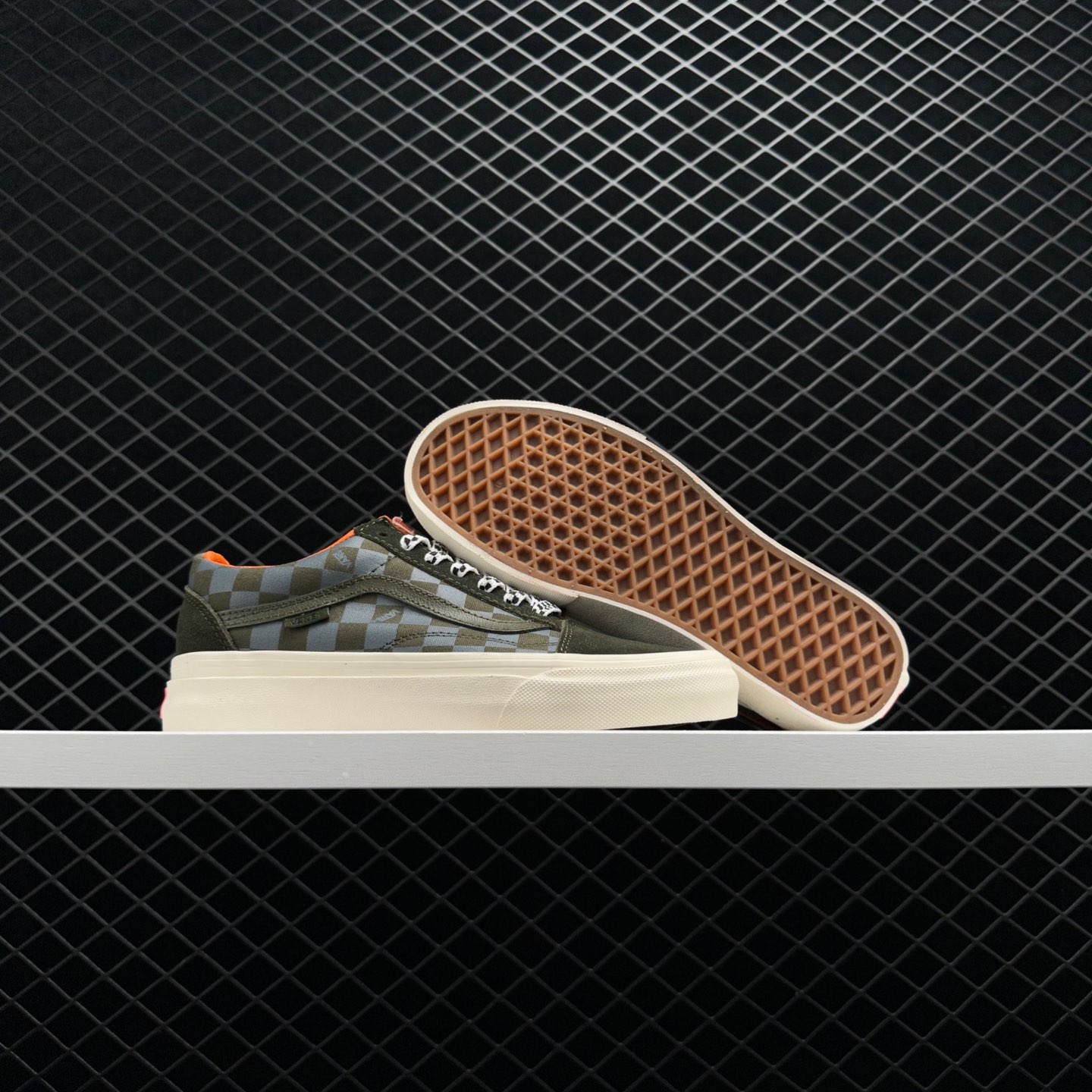 Vans Old Skool Checkerboard Taupe Orange - Trendy and Stylish Footwear Vans Old Skool Checkerboard Taupe Orange - Trendy and Stylish Footwear