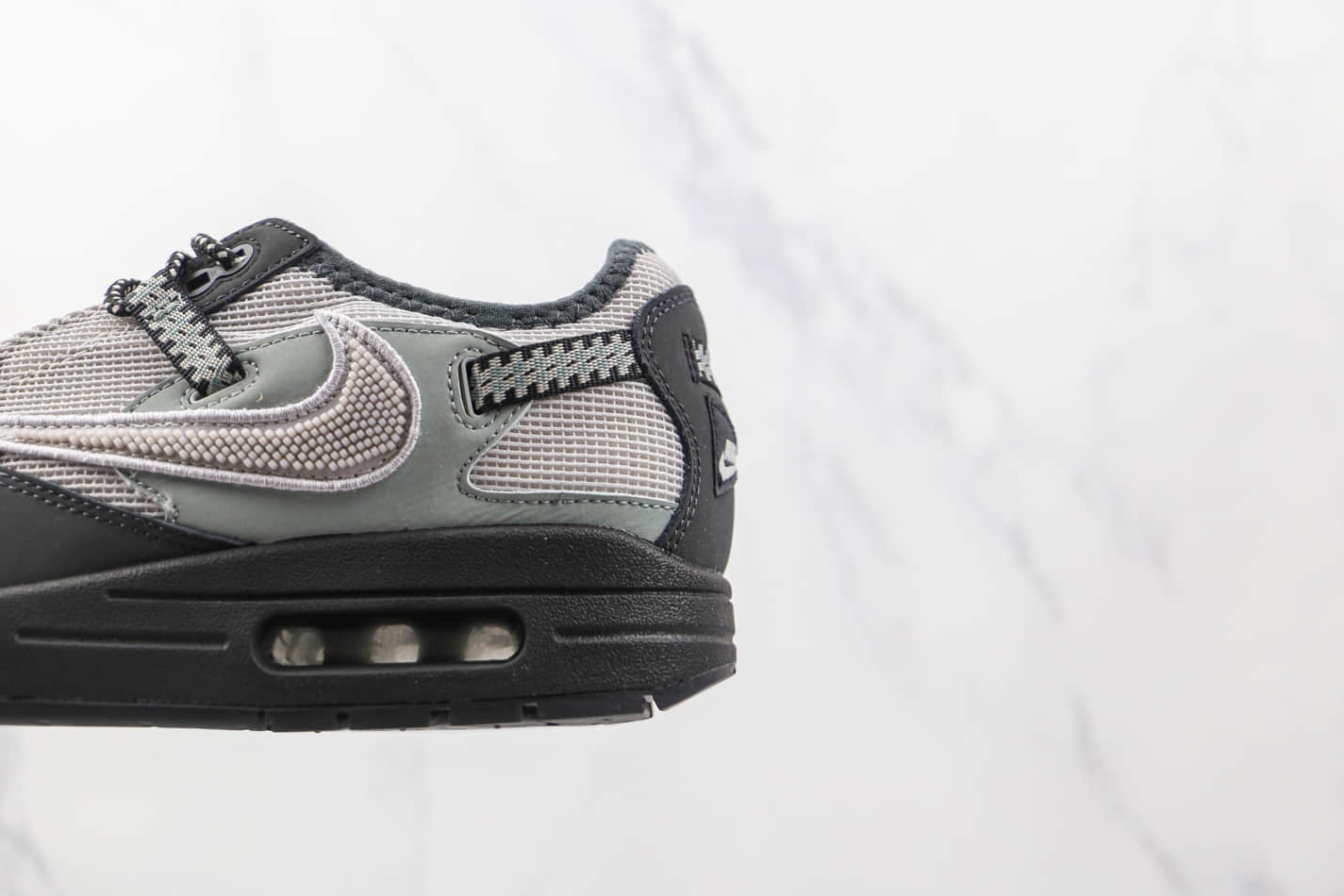 Travis Scott x Nike Air Max 1 Wheat Grey Black Shoes - DO9392-001 Travis Scott x Nike Air Max 1 Wheat Grey Black Shoes - DO9392-001