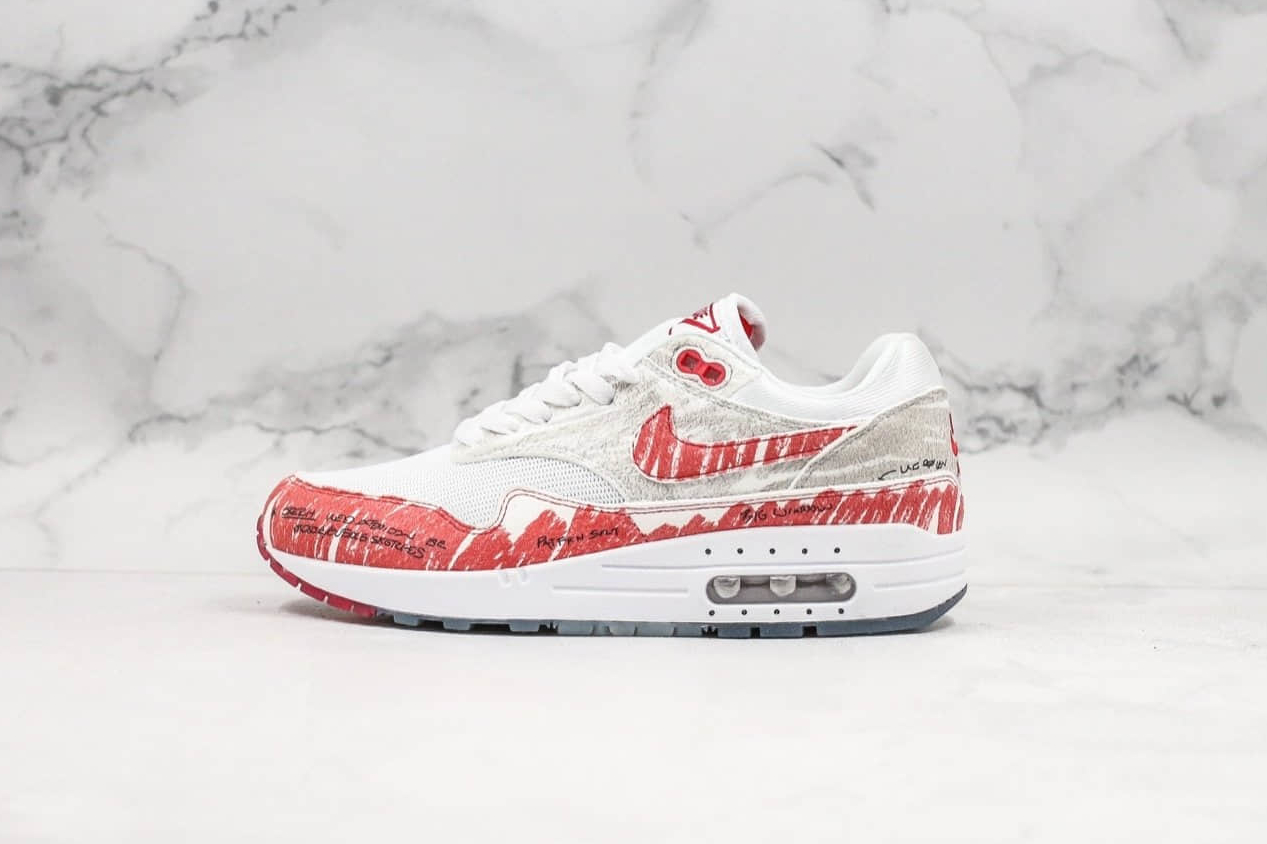 Nike Air Max 1 'Sketch To Shelf - University Red' CJ4286-101 - Buy Now and Elevate Your Style Nike Air Max 1 'Sketch To Shelf - University Red' CJ4286-101 - Buy Now and Elevate Your Style