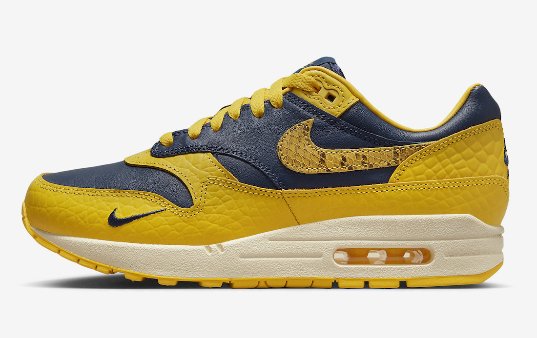 Nike Air Max 1 CO.JP 'Michigan' FJ5479-410 - Premium Sneakers for Michigan Fans Nike Air Max 1 CO.JP 'Michigan' FJ5479-410 - Premium Sneakers for Michigan Fans