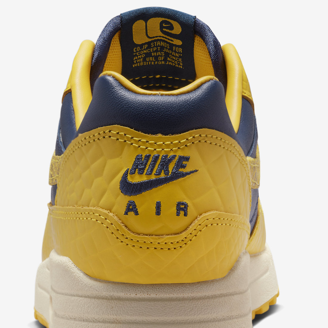 Nike Air Max 1 CO.JP 'Michigan' FJ5479-410 - Premium Sneakers for Michigan Fans Nike Air Max 1 CO.JP 'Michigan' FJ5479-410 - Premium Sneakers for Michigan Fans