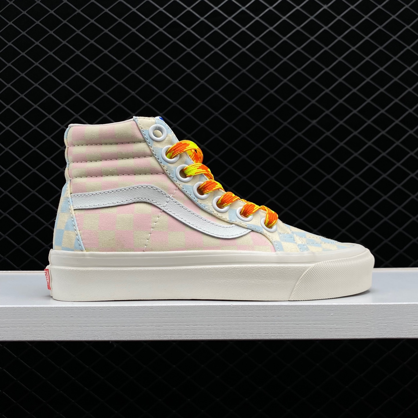 Vans SK8-HI 38 Blue Pink White VN0A5KRIB37 | Limited Edition Classic Sneakers Vans SK8-HI 38 Blue Pink White VN0A5KRIB37 | Limited Edition Classic Sneakers