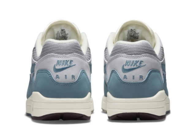 Patta x Nike Air Max 1 'Noise Aqua' Metallic Silver/Pure Platinum DH1348-004 - Limited Edition Collaboration Footwear Patta x Nike Air Max 1 'Noise Aqua' Metallic Silver/Pure Platinum DH1348-004 - Limited Edition Collaboration Footwear