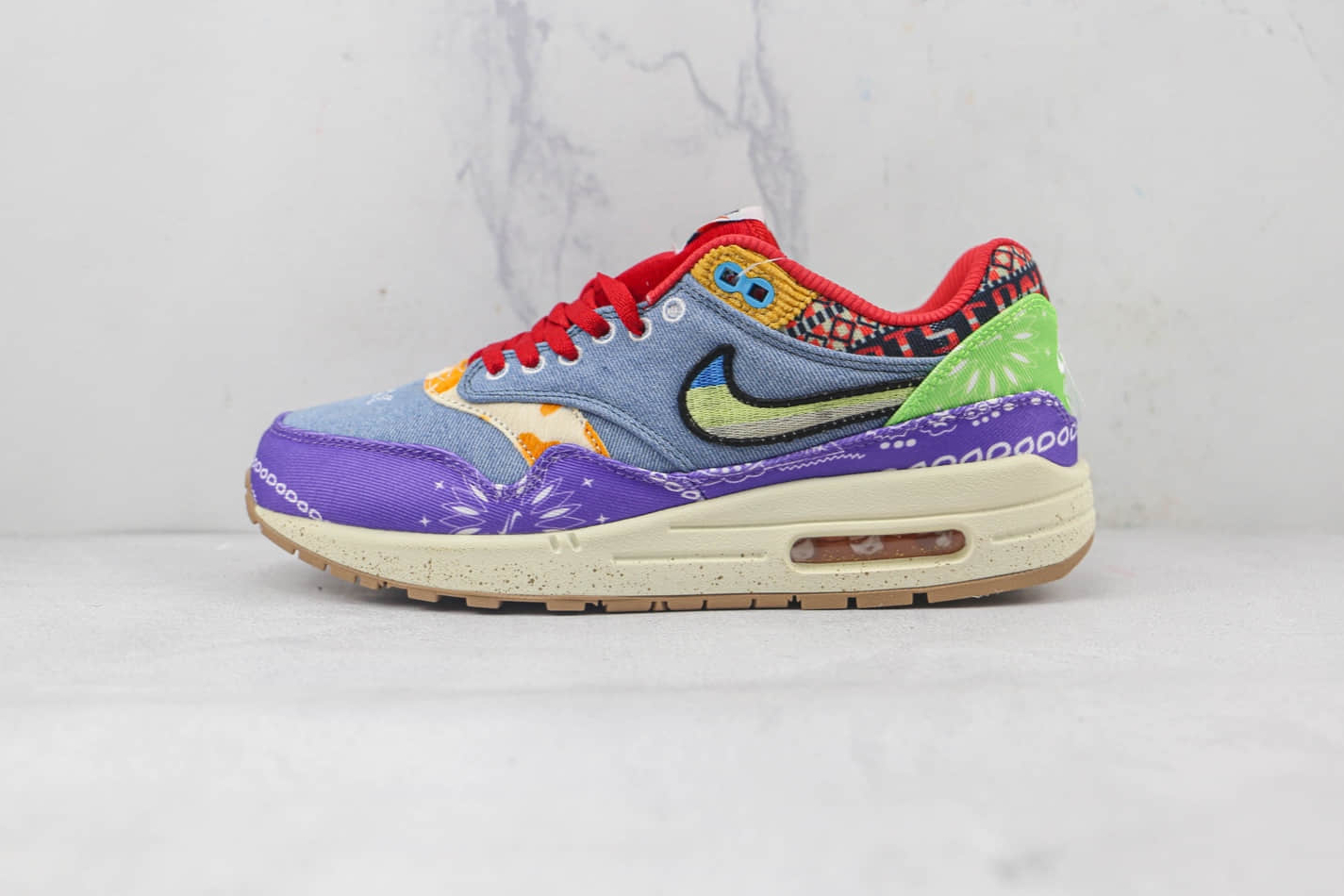 Concepts x Nike Air Max 1 Low-Top FuchsiaBlue DN1803-500 - Premium Sneakers for Sale Concepts x Nike Air Max 1 Low-Top FuchsiaBlue DN1803-500 - Premium Sneakers for Sale