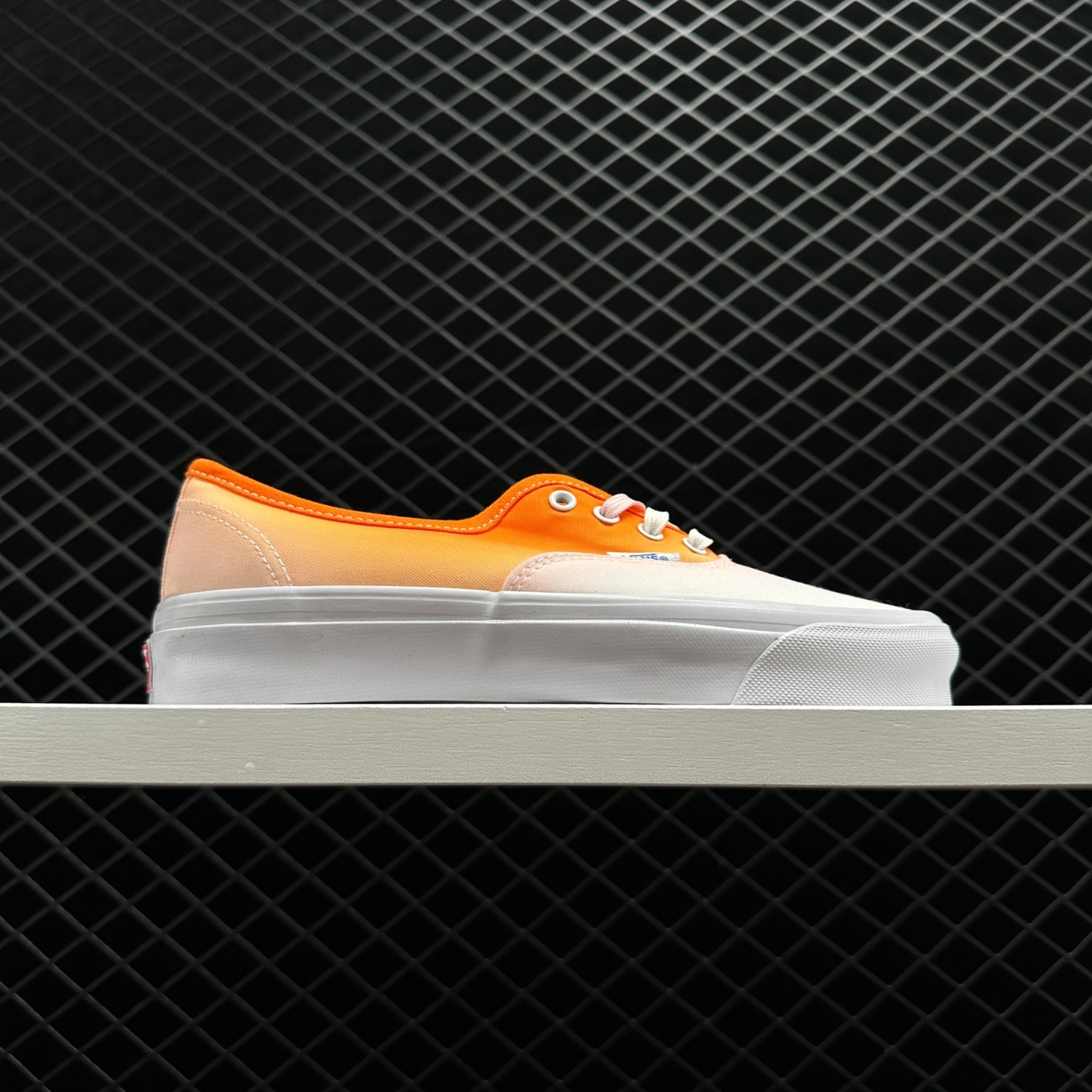 Vans OG Authentic LX Dip Dye Orange White Sneaker Vans OG Authentic LX Dip Dye Orange White Sneaker