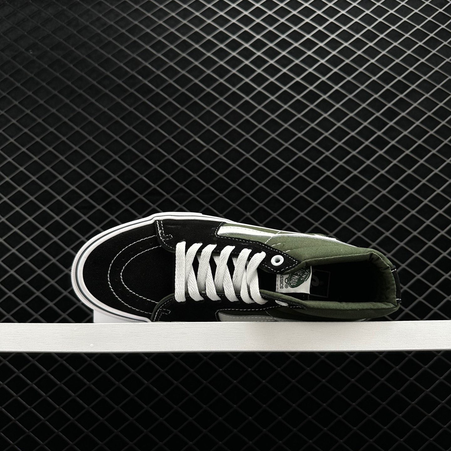 Vans Sk8 Mid Green Black Sneakers - VN0A347U2MC Vans Sk8 Mid Green Black Sneakers - VN0A347U2MC