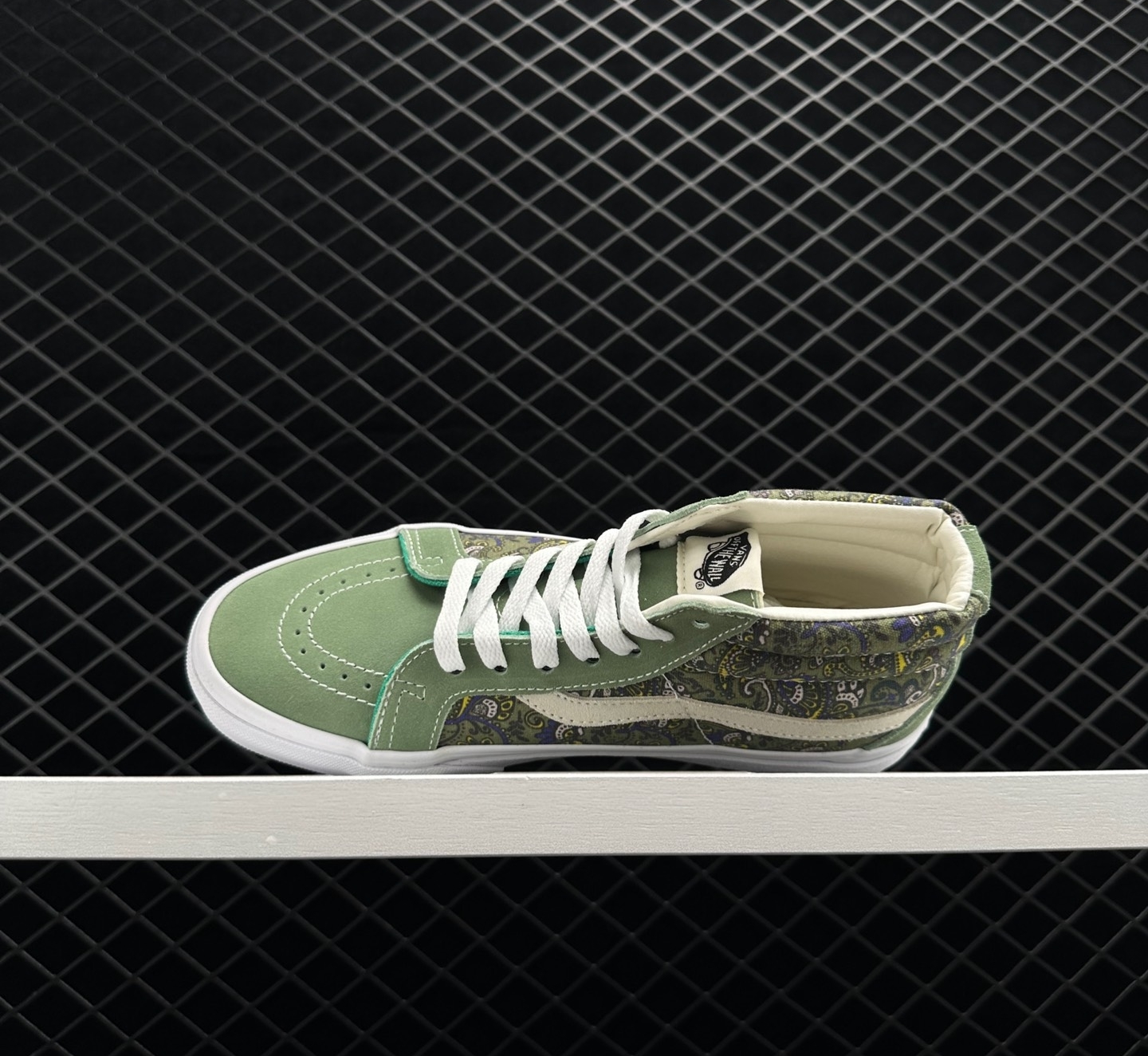 Vans Sk8-Mid Reissue 'Paisley - Hedge Green' VN0A391F6TM - Stylish and Trendy Sneakers Vans Sk8-Mid Reissue 'Paisley - Hedge Green' VN0A391F6TM - Stylish and Trendy Sneakers