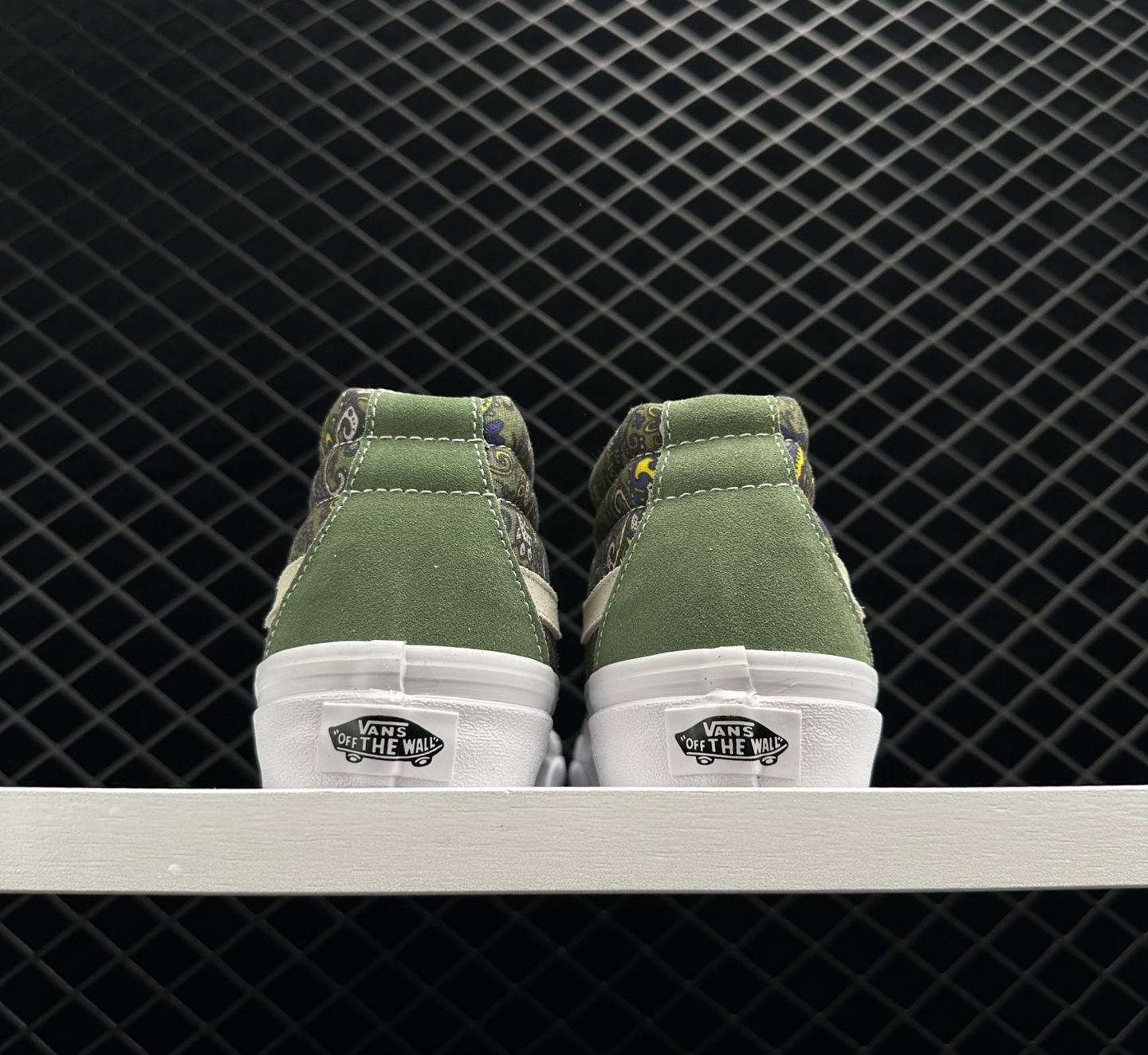 Vans Sk8-Mid Reissue 'Paisley - Hedge Green' VN0A391F6TM - Stylish and Trendy Sneakers Vans Sk8-Mid Reissue 'Paisley - Hedge Green' VN0A391F6TM - Stylish and Trendy Sneakers