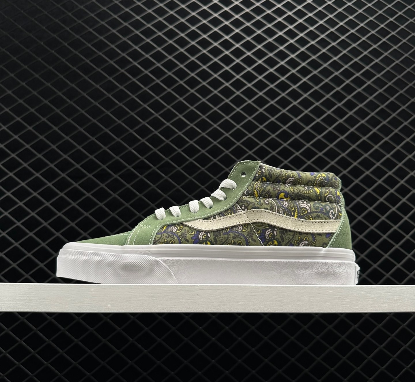 Vans Sk8-Mid Reissue 'Paisley - Hedge Green' VN0A391F6TM - Stylish and Trendy Sneakers Vans Sk8-Mid Reissue 'Paisley - Hedge Green' VN0A391F6TM - Stylish and Trendy Sneakers