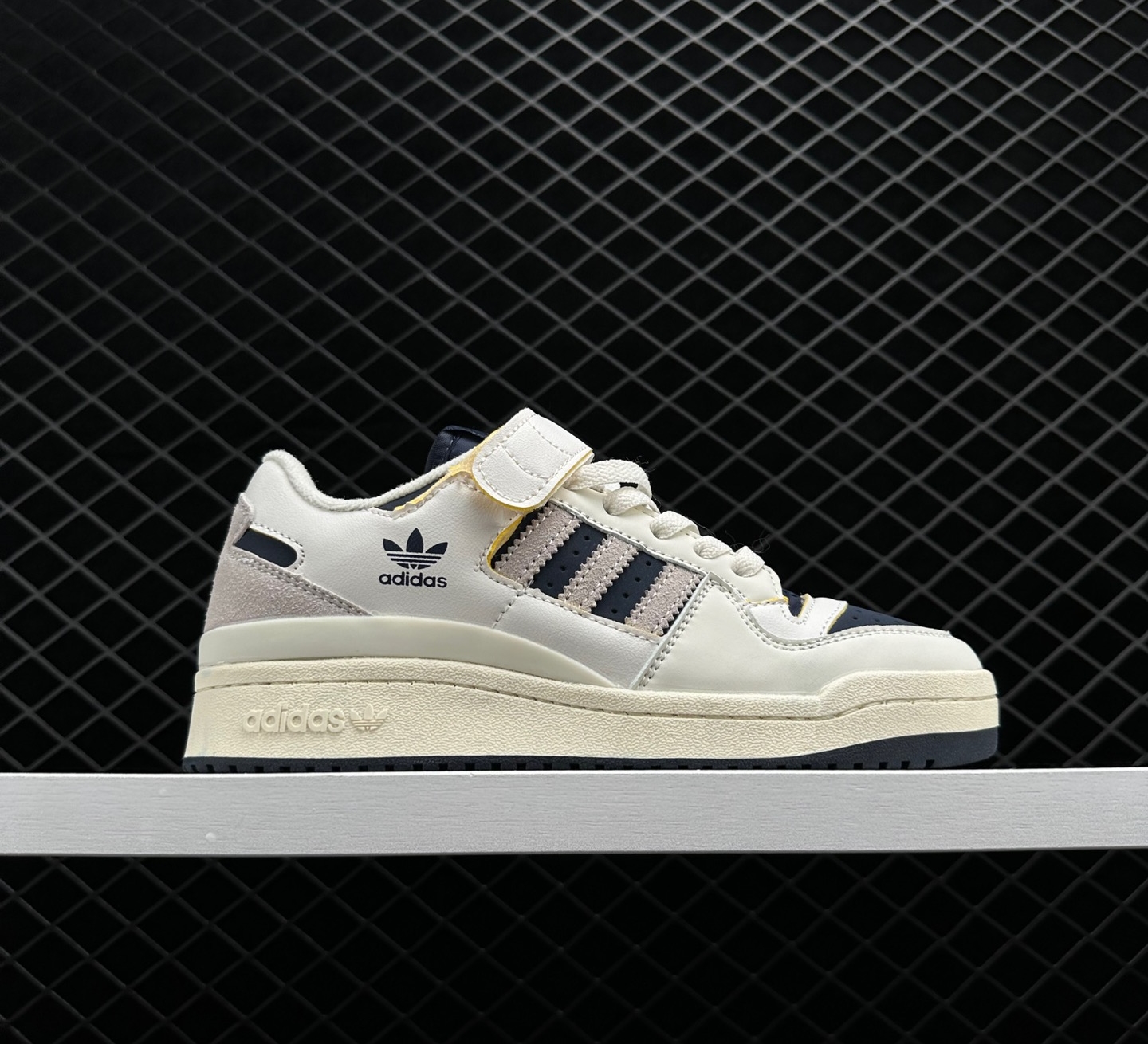 Adidas Forum 84 Low 'Off White Collegiate Navy' GZ6427 - Trendy Retro Sneakers for Fashion-Forward Individuals Adidas Forum 84 Low 'Off White Collegiate Navy' GZ6427 - Trendy Retro Sneakers for Fashion-Forward Individuals
