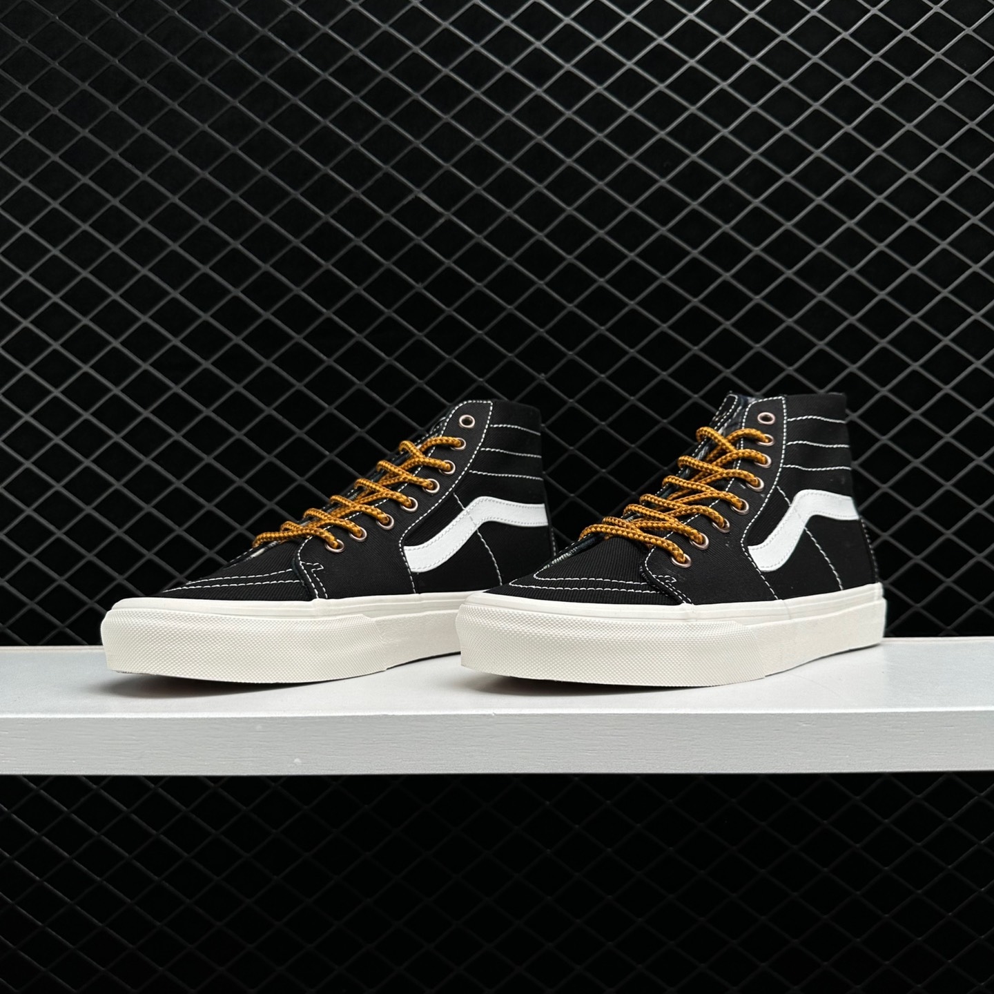 Vans SK8-HI Ca Throwback 'Black Yellow' - Stylish Retro Sneakers Vans SK8-HI Ca Throwback 'Black Yellow' - Stylish Retro Sneakers