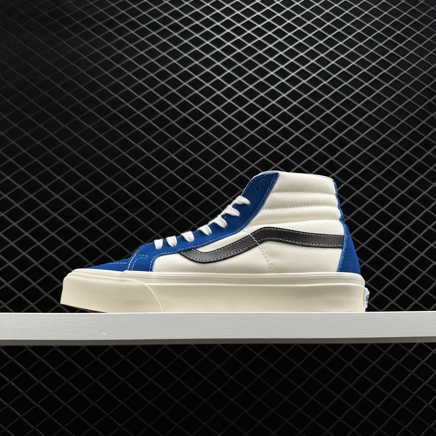 Vans SK8-HI Reissue VLT LX Nautical Blue White - Shop Now Vans SK8-HI Reissue VLT LX Nautical Blue White - Shop Now