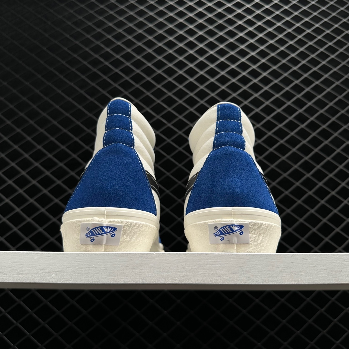 Vans SK8-HI Reissue VLT LX Nautical Blue White - Shop Now Vans SK8-HI Reissue VLT LX Nautical Blue White - Shop Now