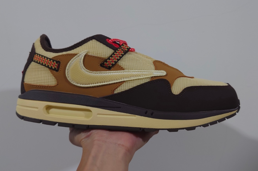 Travis Scott x Air Max 1 'Baroque Brown' DN4169-200 by Nike Travis Scott x Air Max 1 'Baroque Brown' DN4169-200 by Nike