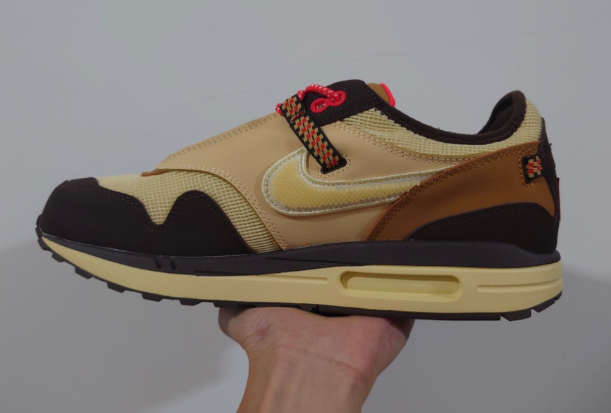 Travis Scott x Air Max 1 'Baroque Brown' DN4169-200 by Nike Travis Scott x Air Max 1 'Baroque Brown' DN4169-200 by Nike