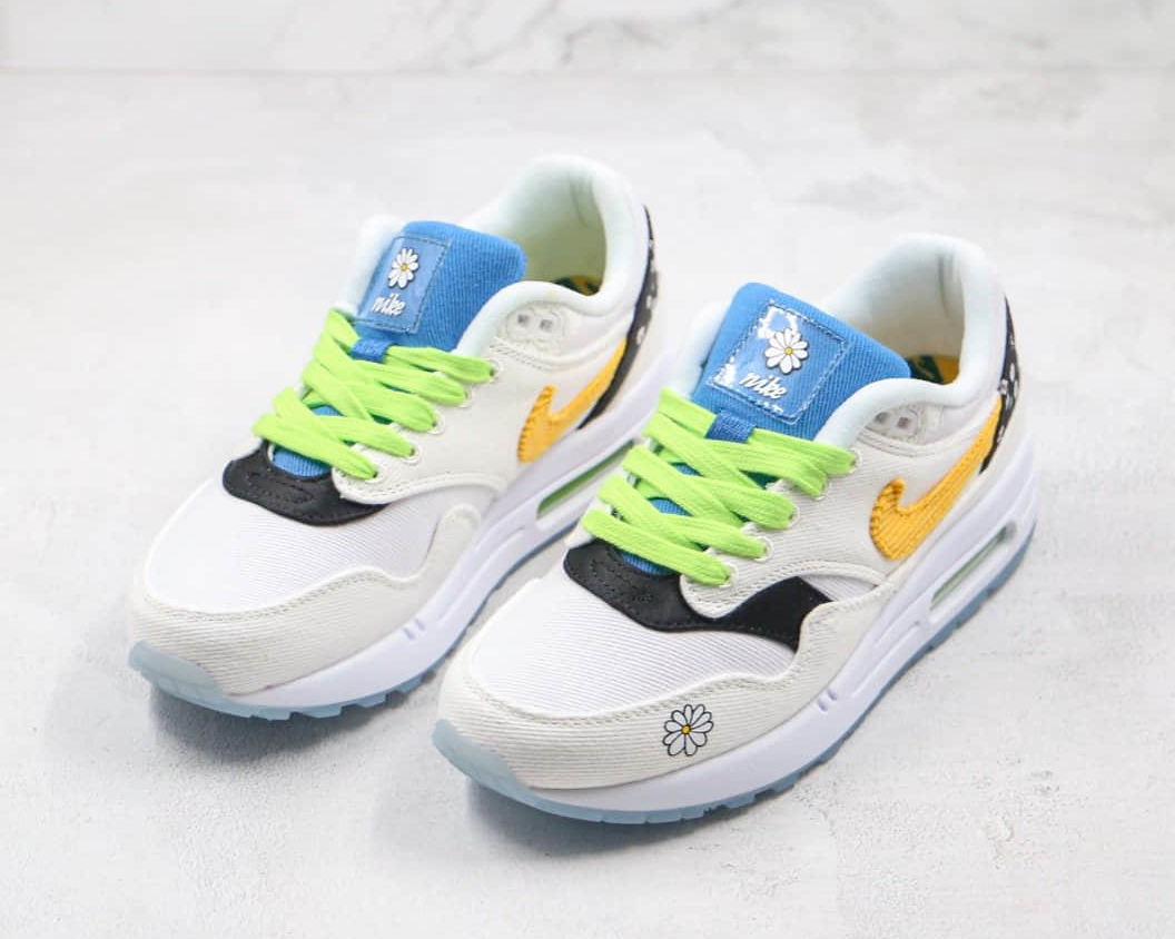 Nike Air Max 1 'Daisy' CW5861-100 - Limited Edition Floral Sneakers | Free Shipping Nike Air Max 1 'Daisy' CW5861-100 - Limited Edition Floral Sneakers | Free Shipping