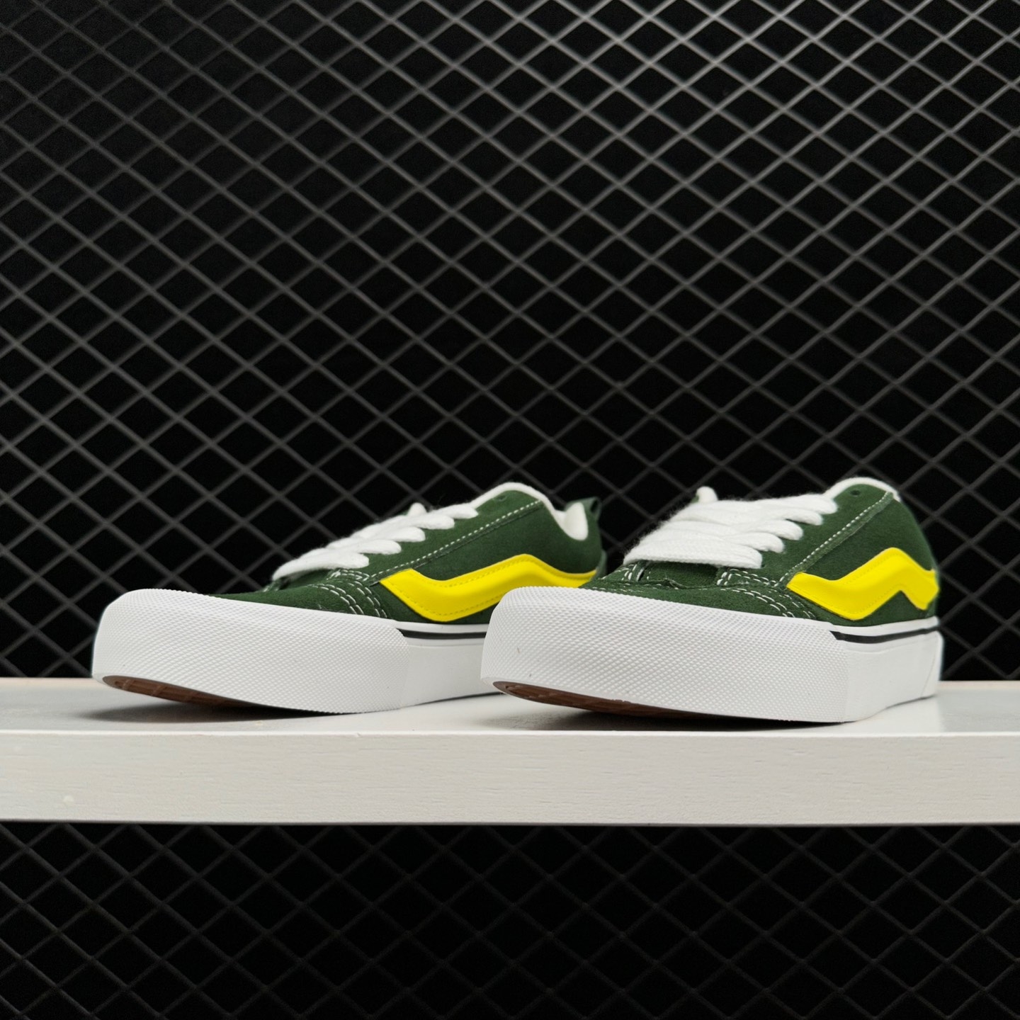 Vans Knu-Skool 'Green Yellow' VN0009QCBGN - Vibrant Sneakers for Style-Conscious Individuals Vans Knu-Skool 'Green Yellow' VN0009QCBGN - Vibrant Sneakers for Style-Conscious Individuals