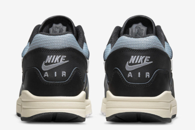 Patta x Nike Air Max 1 'Black' Metallic Silver/White-Black-Coconut Milk DQ0299-001 - Stylish and Sleek Sneakers Patta x Nike Air Max 1 'Black' Metallic Silver/White-Black-Coconut Milk DQ0299-001 - Stylish and Sleek Sneakers