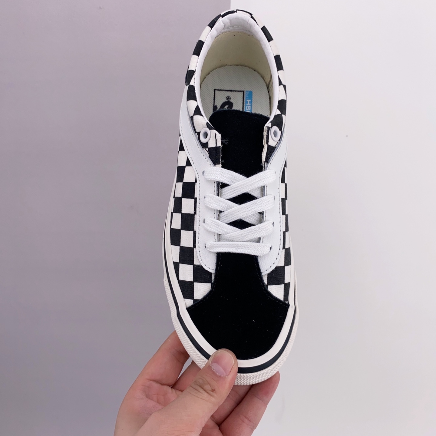 Vans Bold Ni Checkerboard 'Black Marshmallow' VN0A3WLPR6R - Stylish and Eye-catching Sneakers Vans Bold Ni Checkerboard 'Black Marshmallow' VN0A3WLPR6R - Stylish and Eye-catching Sneakers